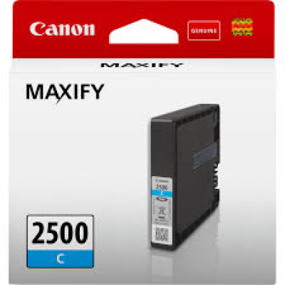 Canon PGI-2500 C - 9.6 ml - cyan - original - ink tank - for MAXIFY iB4050, iB4150, MB5050, MB5150, MB5155, MB5350, MB5450, MB5455